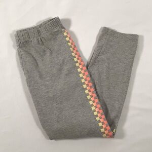 GAP Kids Retro Checkered Pattern Gray Leggings